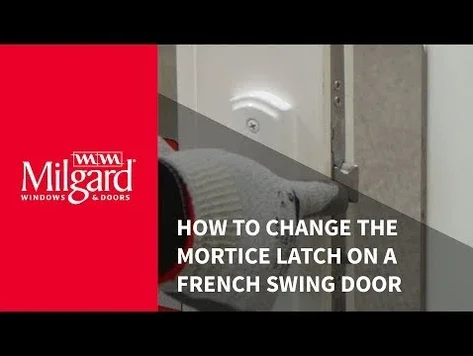 How to Change the Mortice Latch on a French Swing Patio Door