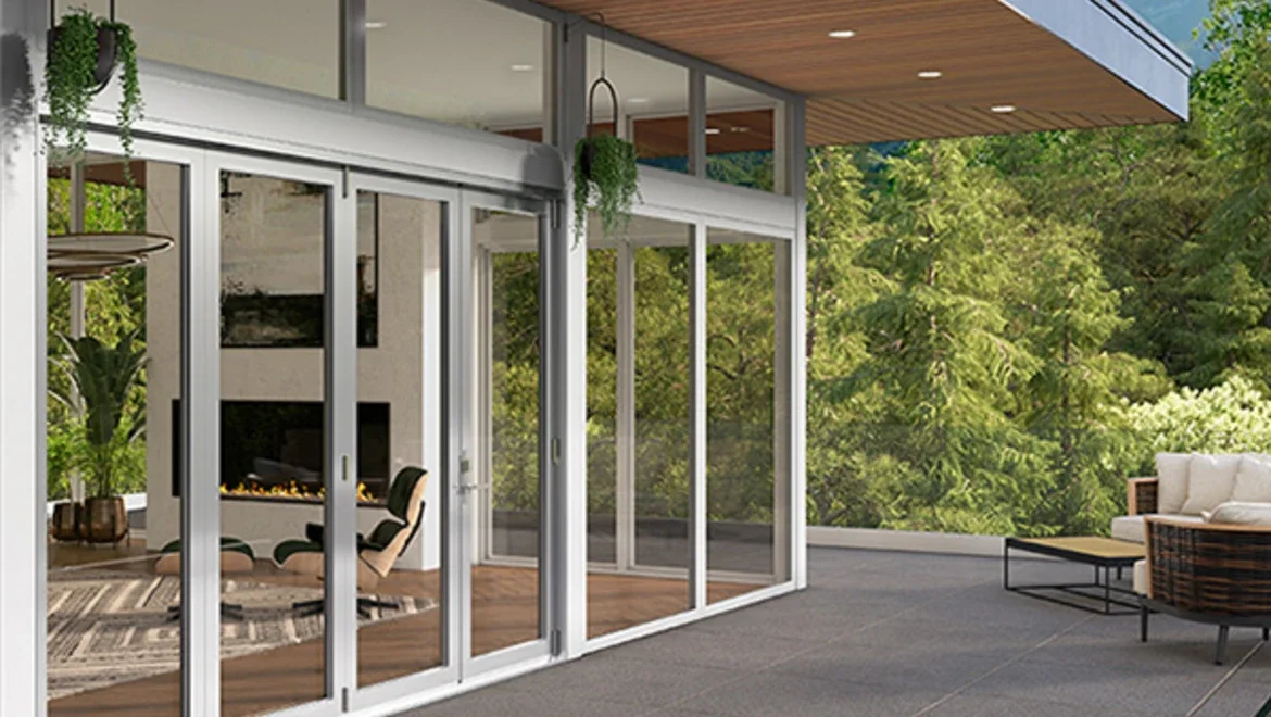 AX550 Moving Glass Walls Bi-Fold