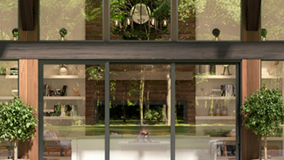 AX550 Moving Glass Walls Stacking