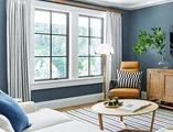 Front living area showing double casement windows