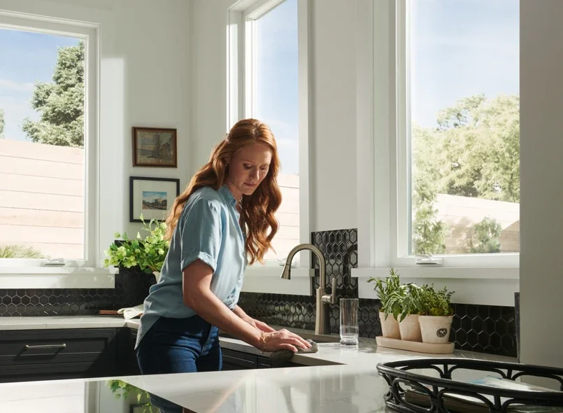 Example of casement windows for a Denver home