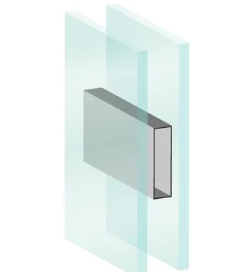 13:16" Flat Grid Between Glass