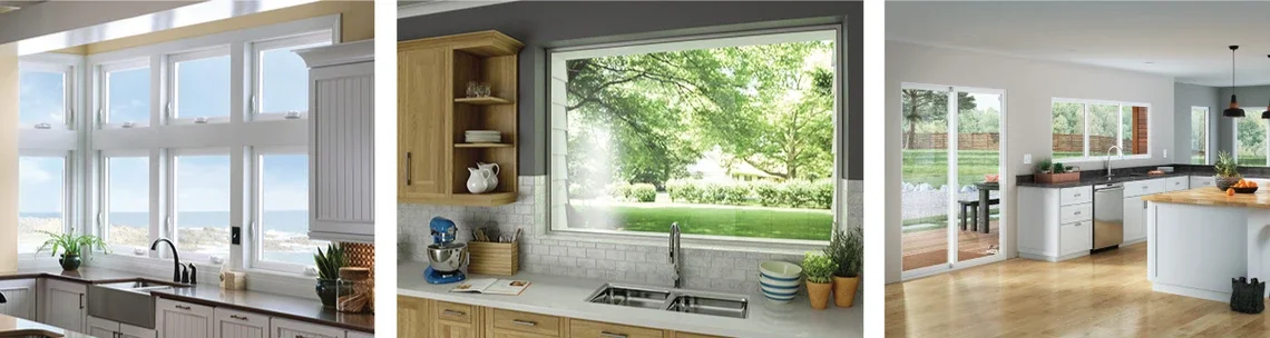 kitchen windows, MILGARD