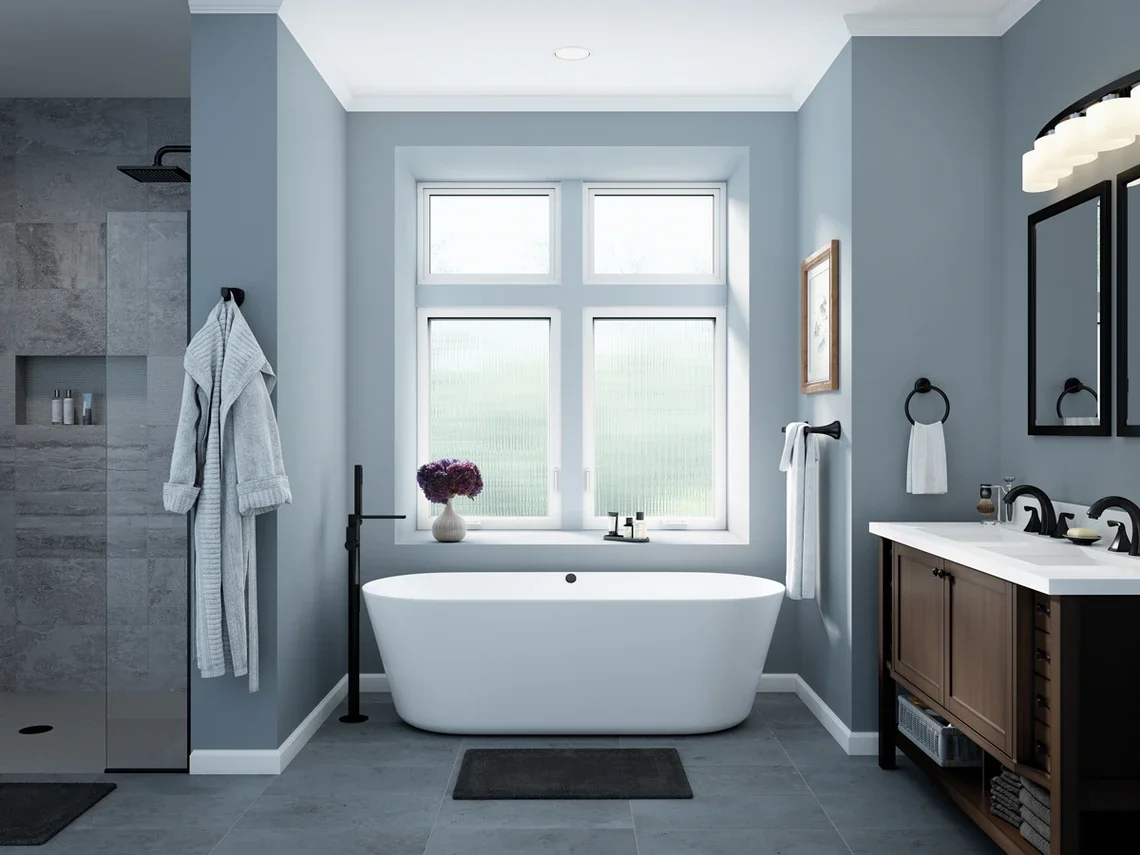 bathroom windows, MILGARD