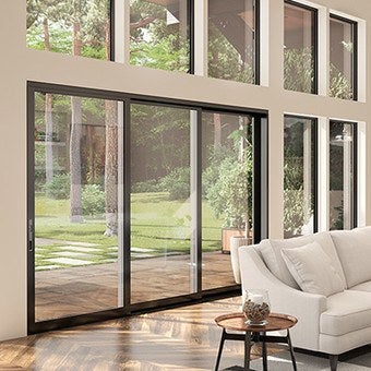 AX550 Stacking Glass Walls | Milgard