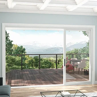 AX550 Stacking Glass Walls | Milgard