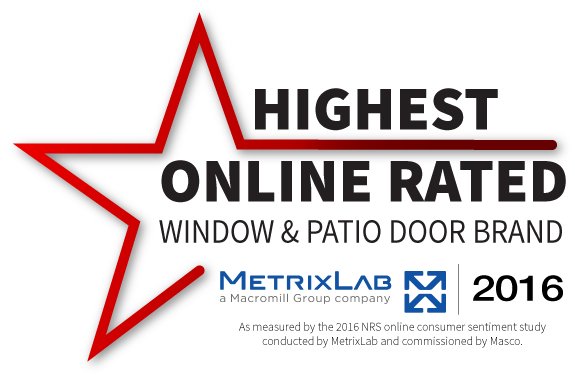 Highest online rated window and patio door company