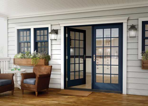 Milgard Essence Series In Swing And Out Swing French Patio Doors