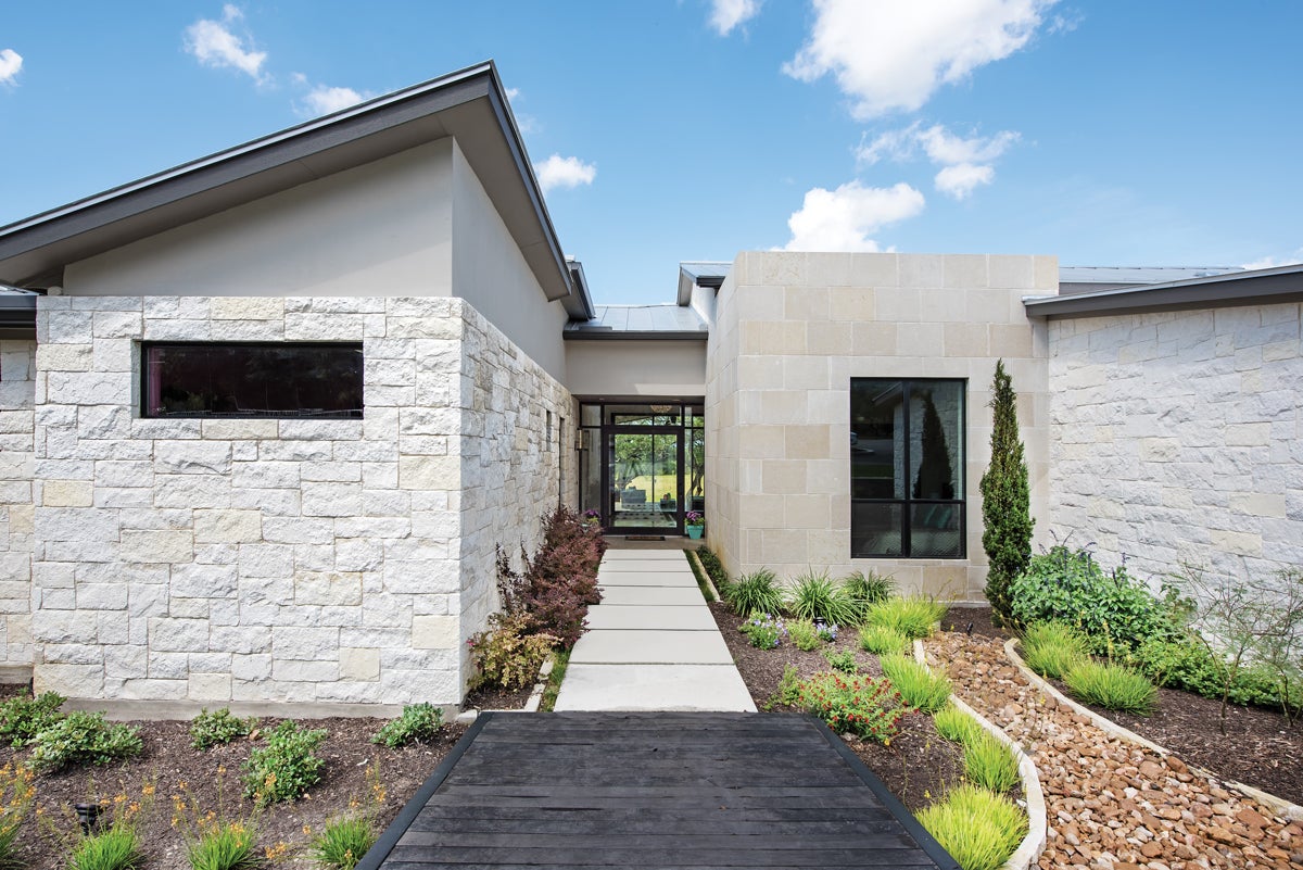 exterior of home with Aluminum windows