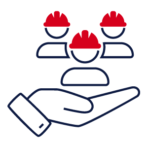 Builder-Focused Support Icon