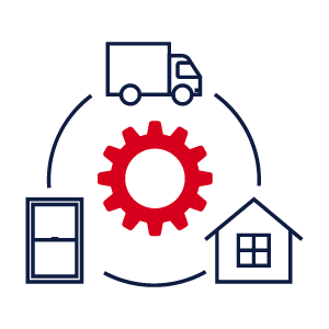 Reliable Supply Chain Icon