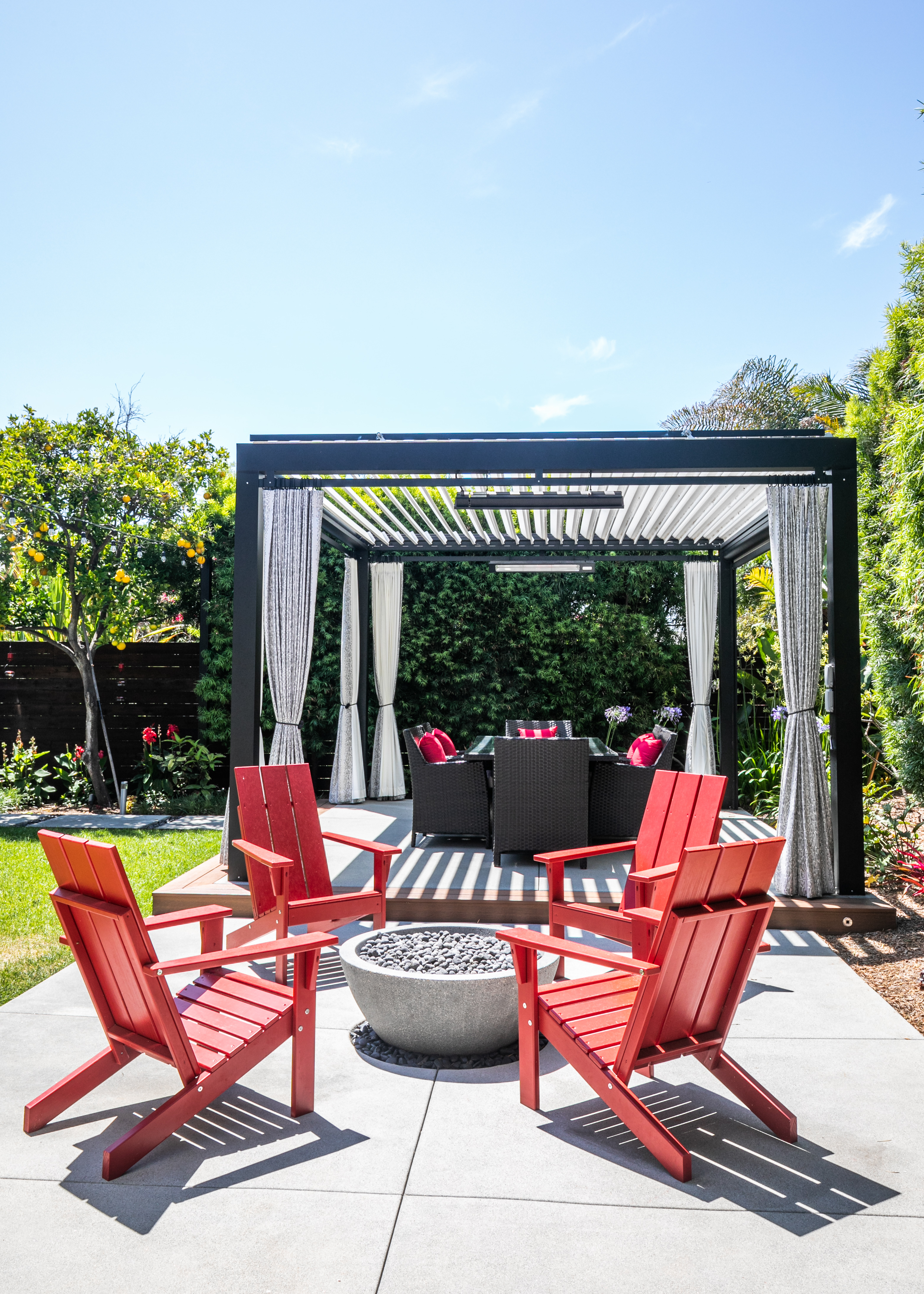 Entertaining Area Backyard