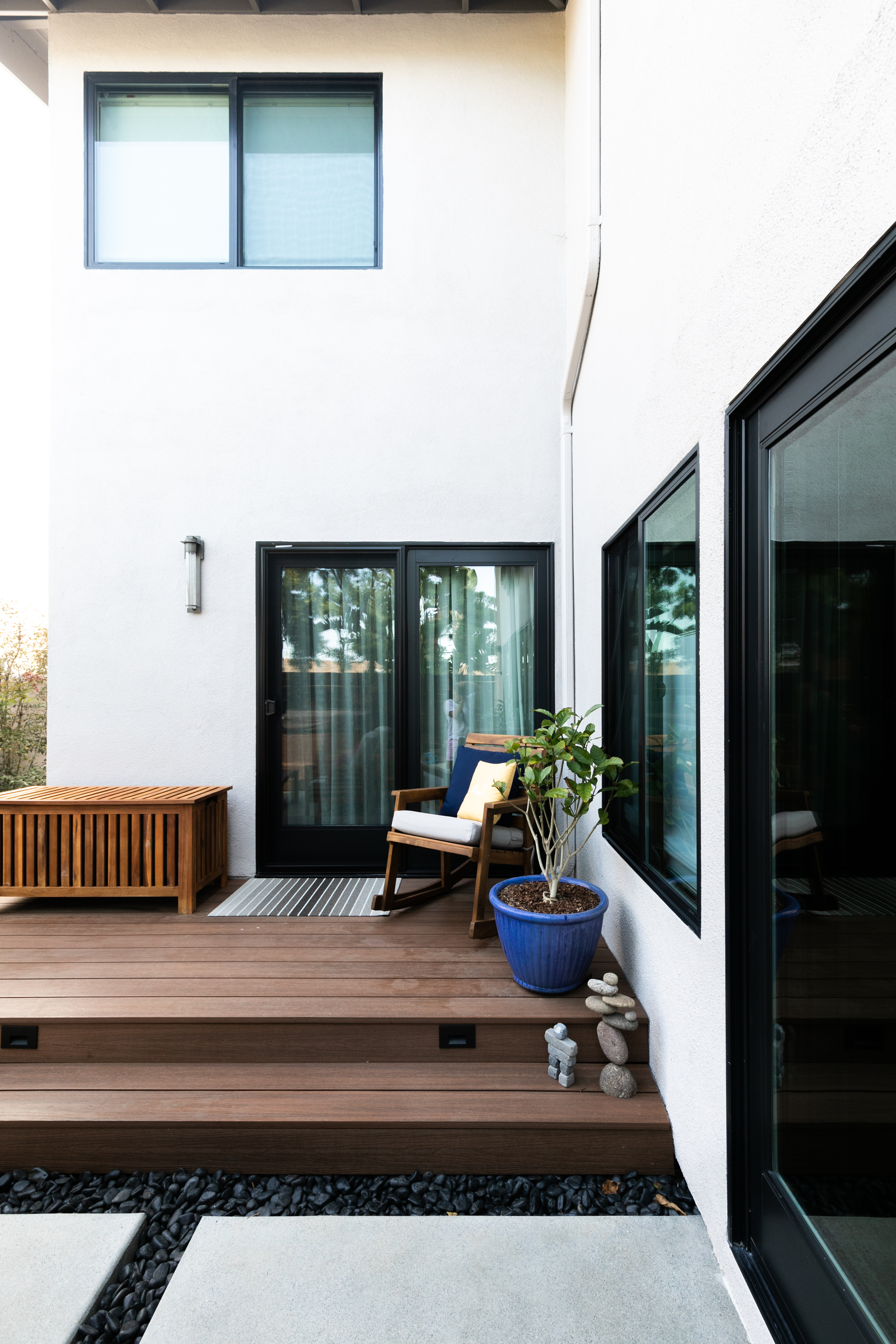 Black Sliding Patio Door Makeover