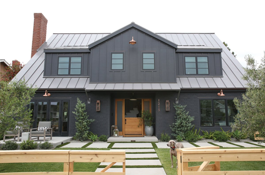Best of Houzz Ultra Series Black Bean windows with Gun Metal Roof and Grey Exterior