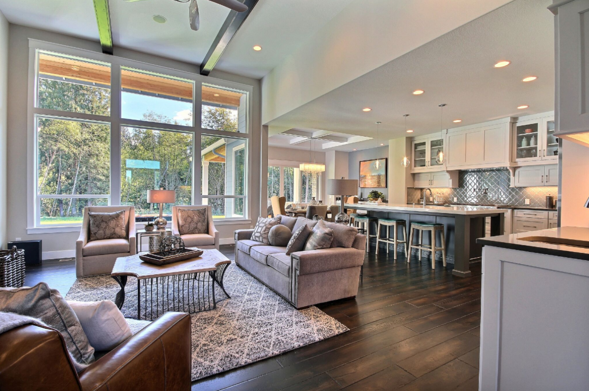 open concept floor plan