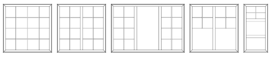 window grid patterns