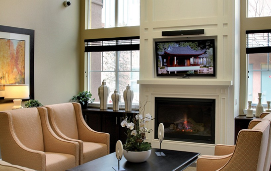 Style Line® Series windows in living room