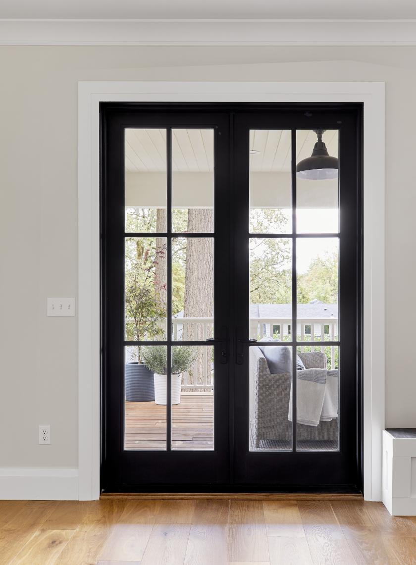 Black Patio Door