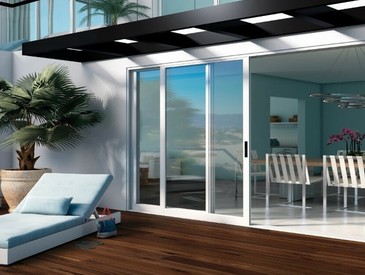 floor ceiling windows, Milgard