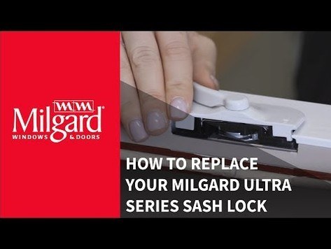 How to Replace Your Milgard® Ultra™ Series | C650 Sash Lock
