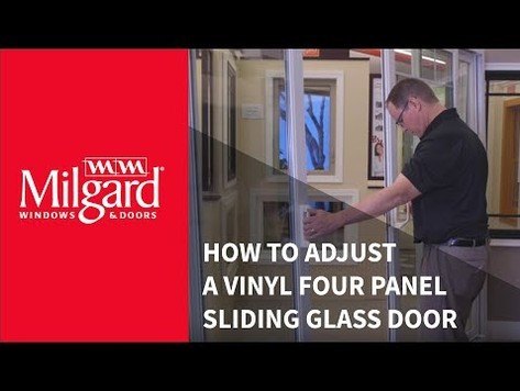 How to Adjust a Vinyl Four Panel Sliding Glass Door