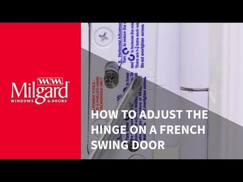 How To: Adjust the Lift Off Hinge on a Swinging Patio Door