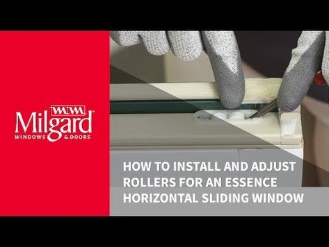 How to Install and Adjust Rollers on a Horizontal Essence Series® Sliding Window