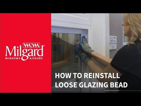 How to Reinstall Loose Glazing Bead