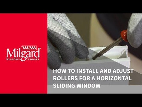 How to Install and Adjust Rollers on a Horizontal Vinyl Sliding Window