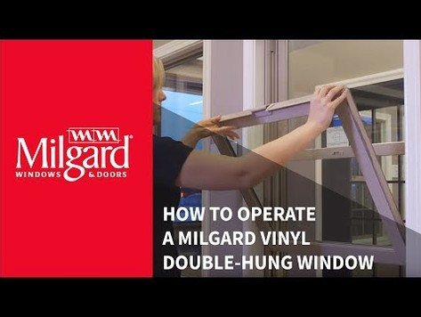 How to Operate a Milgard® Vinyl Double-Hung Window