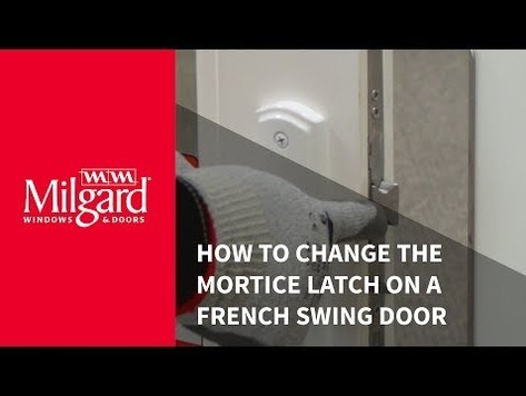 How to Change the Mortice Latch on a French Swing Patio Door
