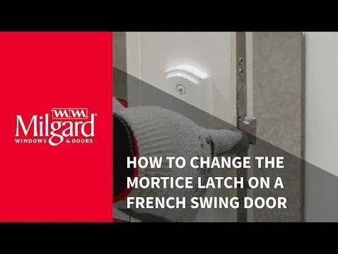 How to Change the Mortice Latch on a French Swing Patio Door