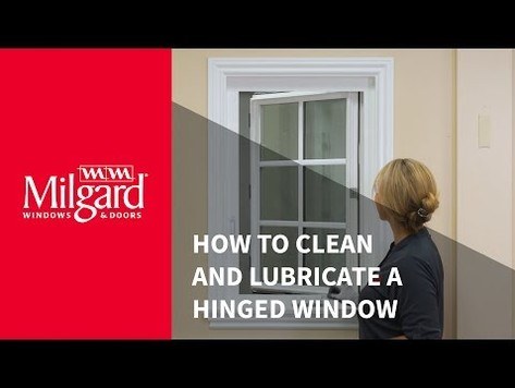 How to Clean a Hinged Window and Lubricate Hardware