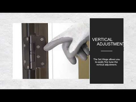 How To: Adjust the Knuckle Hinge on a Swinging Patio Door