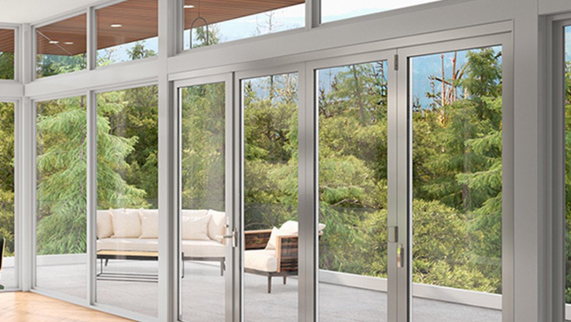 AX550 Moving Glass Walls Bi-Fold