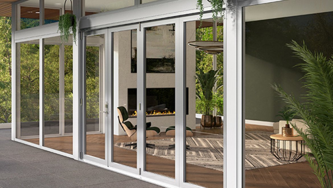 AX550 Moving Glass Walls Bi-Fold