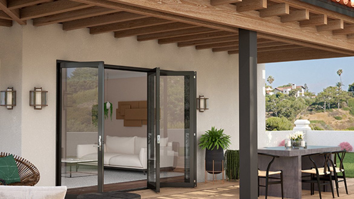 AX550 Moving Glass Walls Bi-Fold