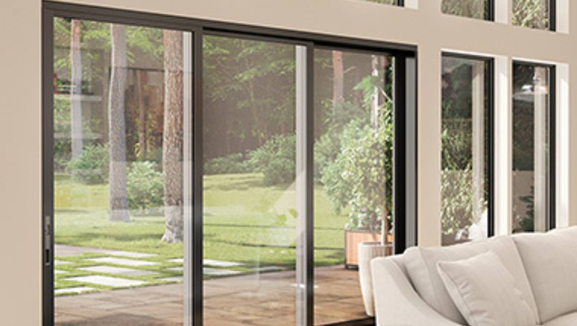AX550 Moving Glass Walls Stacking