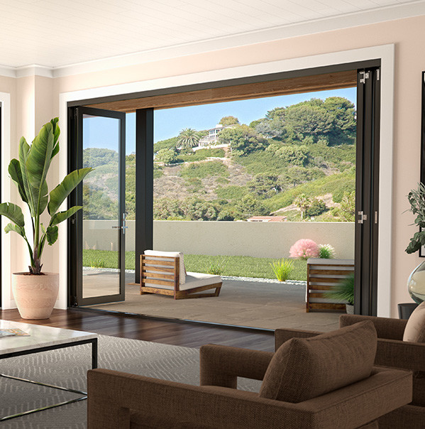 AX550 Moving Glass Walls Bi-Fold