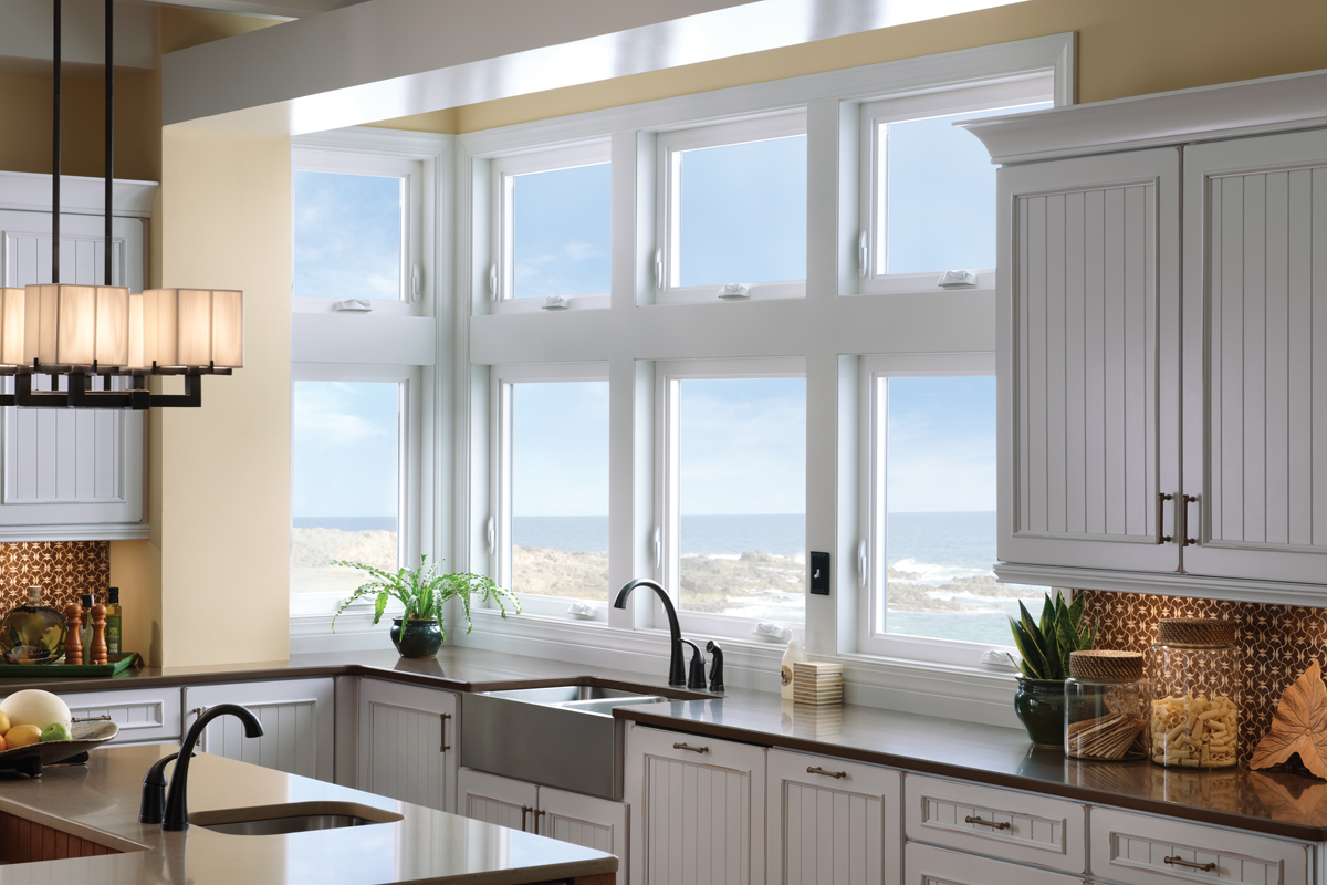 Vinyl Kitchen Windows