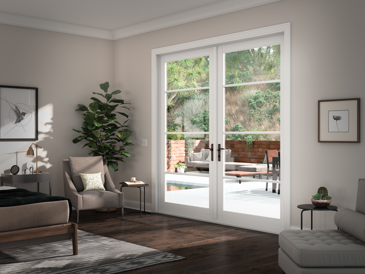 Tuscany® Series Vinyl French Patio Door