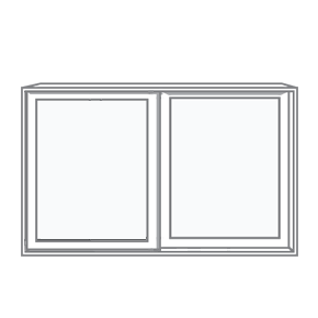 how does a horizontal slider window open?