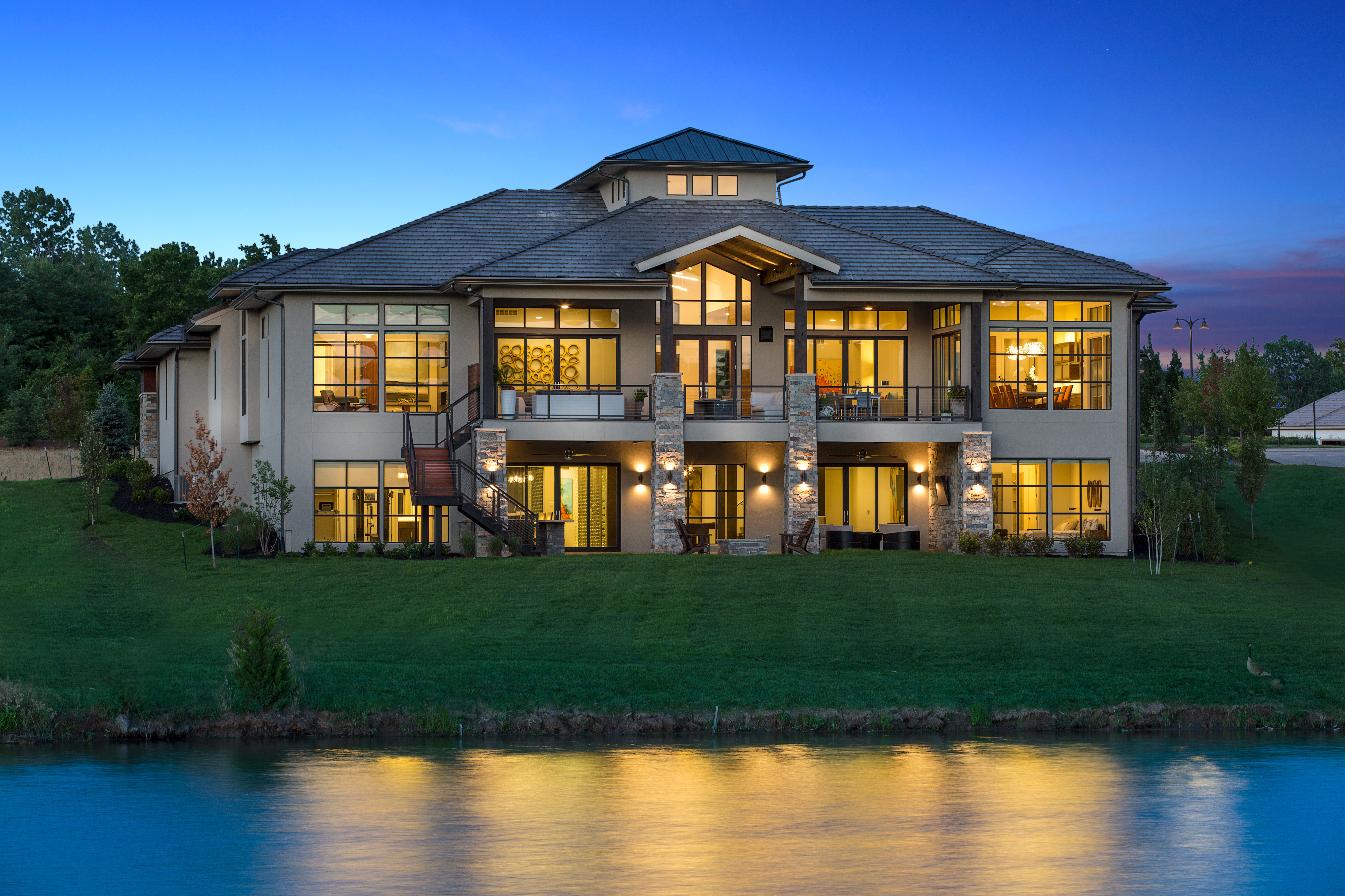 Rear View - Loch Lloyd Custom Home