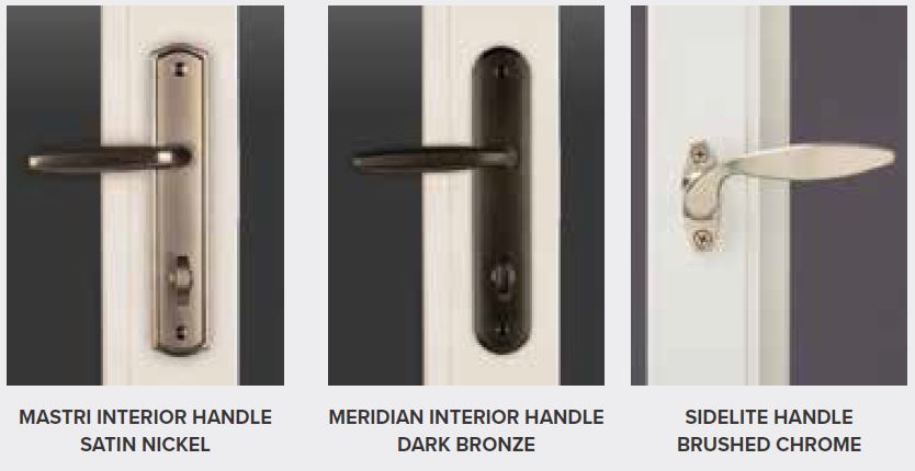 Swing door handle upgrade options