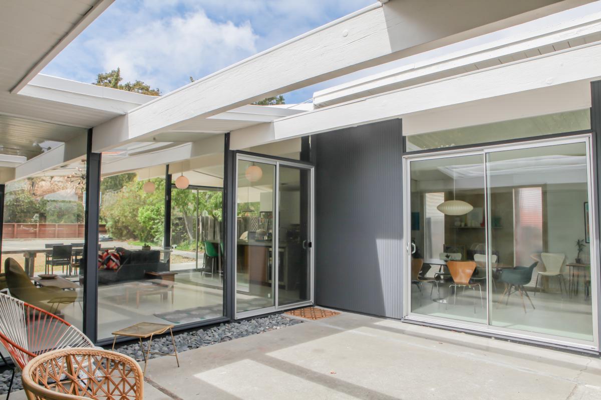 Destination Eichler | Milgard Aluminum Sliding Door