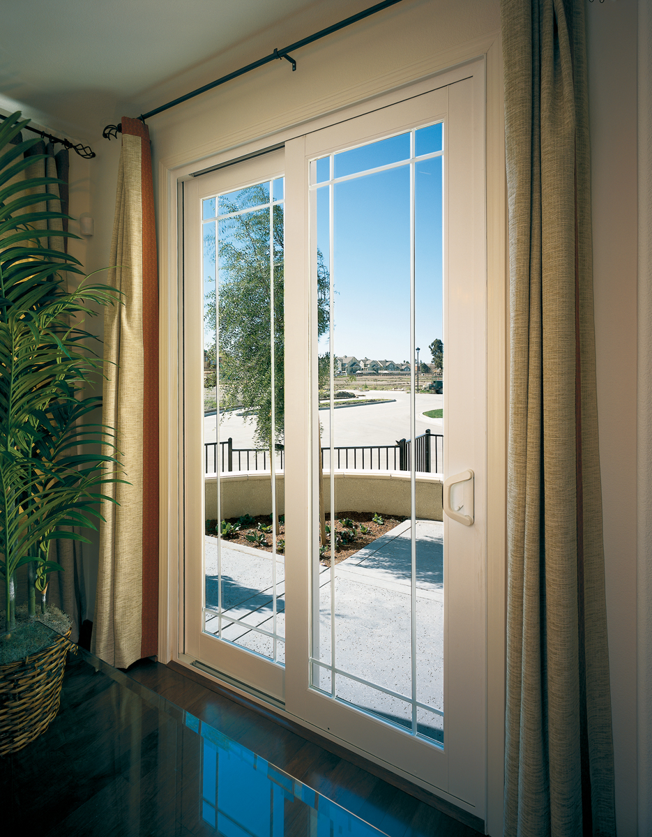 Tuscany Sliding Glass Door with Outside Grids