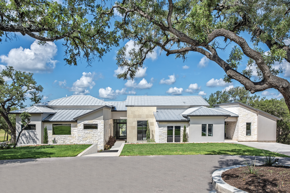 exterior view of home with new construction windows